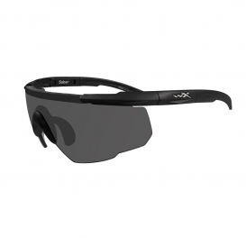 Wiley X Saber Advanced Sunglasses - Matte Black Frame - Grey Lens