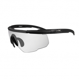 Wiley X Saber Advanced Safety Glasses - Matte Black Frame - Clear Lens