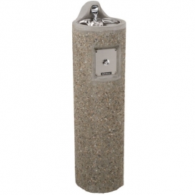 Model 3060 Freeze-Resistant Vibra-Cast Reinforced Round Concrete Pedestal Drinking Fountain