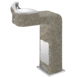 Model 3177FR Freeze-Resistant Barrier-Free Vibra-Crast Reinforced Concrete Pedestal Fountain