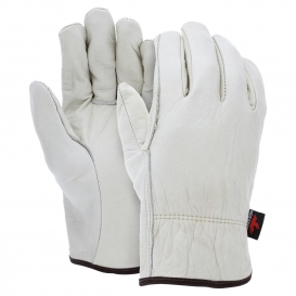 MCR Safety 3201 Select Grade Grain Cow Leather Driver Gloves - Straight Thumb - Tan