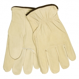 Memphis 32013 Economy Unlined Grain Cow Leather Driver Gloves - Straight Thumb
