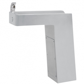 Model 3202G Barrier-Free Trough Style Steel Pedestal Galvanized Finished Drinking Fountain