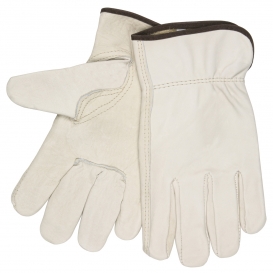 Memphis 3211 Select Grade Grain Cowhide Leather Drivers Gloves - Natural