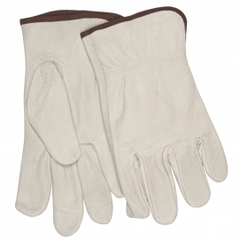 Memphis 32113 Industry Grade Unlined Cow Leather Driver Gloves - Keystone Thumb