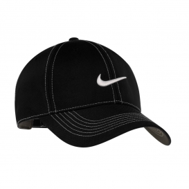 Nike 333114 Swoosh Front Cap - Black