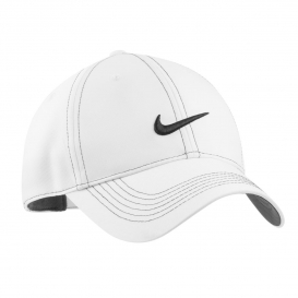 Nike 333114 Swoosh Front Cap - White