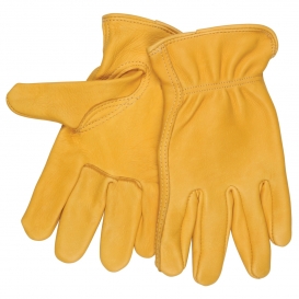Memphis 3501 Big Buck Regular Grade Grain Deerskin Leather Driver Gloves - Keystone Thumb