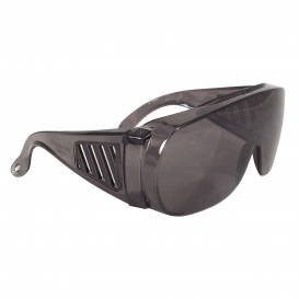 Radians 360-S Chief OTG Safety Glasses - Smoke Frame - Smoke Lens