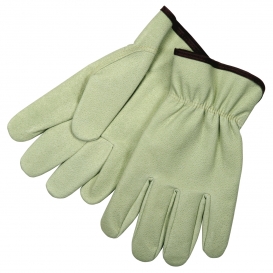 MCR Safety 3711 Grain Pig Texture Synthetic Leather Driver Gloves - Keystone Thumb