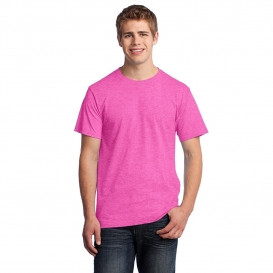 Fruit of the Loom 3930 Heavy Cotton/Polyester HD T-Shirt - Retro Heather Pink