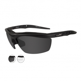 Wiley X Guard Sunglasses - Matte Black Frame - Grey & Clear Lenses