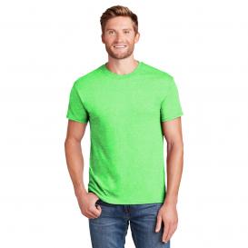 Hanes 4200 X-Temp T-Shirt - Neon Lime Heather