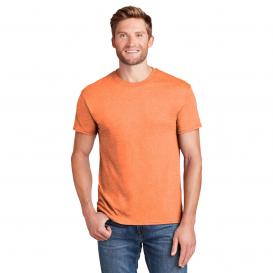Hanes 4200 X-Temp T-Shirt - Neon Orange Heather