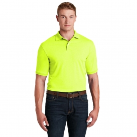 Jerzees 437M SpotShield Jersey Knit Sport Shirt - Safety Green