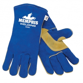 Memphis 4500 Premium Select Shoulder Leather Welder Gloves - Foam Lined