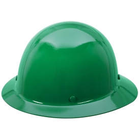 MSA 454668 Skullgard Full Brim Hard Hat - Staz-On Suspension - Green