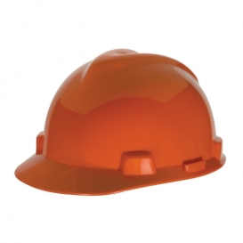 MSA 475361 V-Gard Hard Hat - Fas-Trac Suspension - Orange
