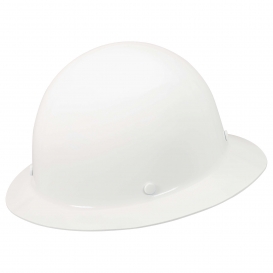 MSA 475408 Skullgard Full Brim Hard Hat - Fas-Trac Suspension - White