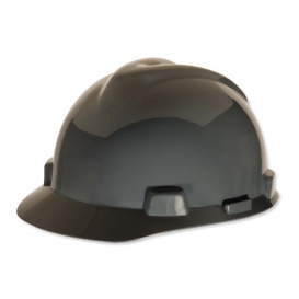 MSA 484340 V-Gard Hard Hat - Staz-On Suspension - Silver