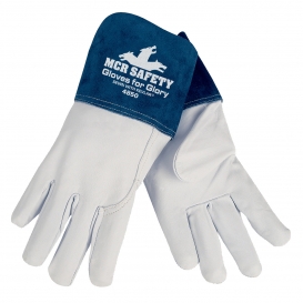 MCR Safety 4850 Gloves for Glory Premium Grain Goatskin Leather MIG/TIG Welders Gloves