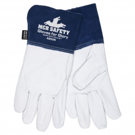 MCR Safety 4850K Gloves For Glory MIG/TIG Grain Goat Welding Gloves
