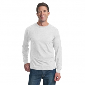 Fruit of the Loom 4930 Heavy Cotton HD Long Sleeve T-Shirt - Ash