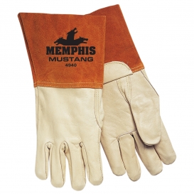 Memphis 4940 Mustang Premium Grain Cow Leather Welders Gloves - 5\\\
