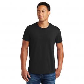Hanes 4980 Nano-T Cotton T-Shirt - Black