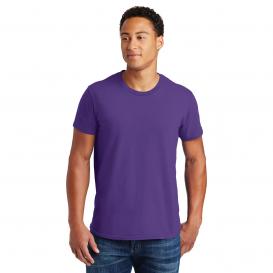 Hanes 4980 Nano-T Cotton T-Shirt - Purple