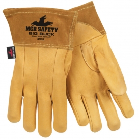 MCR Safety 4982 Big Buck Premium Grain Deerskin Leather MIG/TIG Welders Gloves