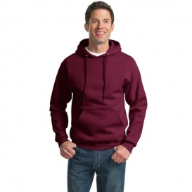 Jerzees 4997M Super Sweats NuBlend Pullover Hooded Sweatshirt - Maroon