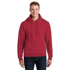 Jerzees 4997M Super Sweats NuBlend Pullover Hooded Sweatshirt - True Red