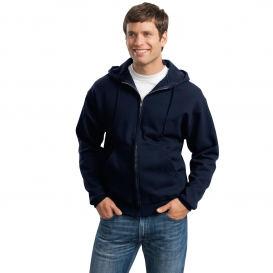 Jerzees 4999M Super Sweats NuBlend Full-Zip Hooded Sweatshirt - Navy