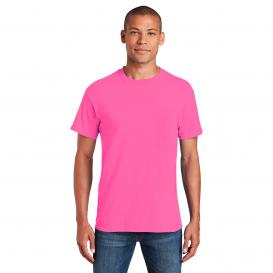 Gildan 5000 Heavy Cotton T-Shirt - Safety Pink