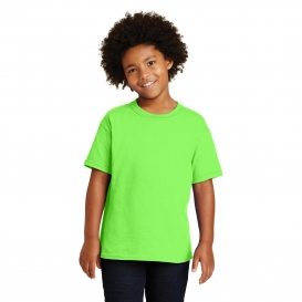 Gildan 5000B Youth Heavy 100% Cotton T-Shirt - Neon Green