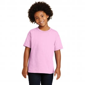 Gildan 5000B Youth Heavy 100% Cotton T-Shirt - Light Pink