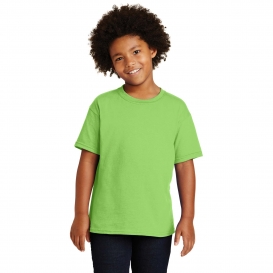 Gildan 5000B Youth Heavy 100% Cotton T-Shirt - Lime