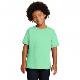 Gildan 5000B Youth Heavy 100% Cotton T-Shirt - Mint Green