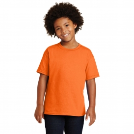 Gildan 5000B Youth Heavy 100% Cotton T-Shirt - S. Orange