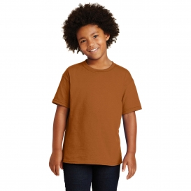 Gildan 5000B Youth Heavy 100% Cotton T-Shirt - Texas Orange