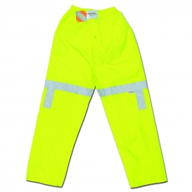 River City 500RPW Luminator Class E Elastic Waist Pants - .16mm Polyester/PU - Yellow