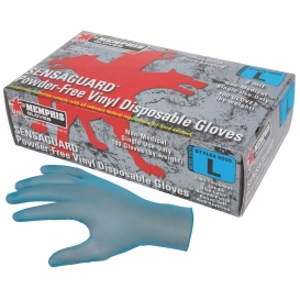 MCR Safety 5035 SensaGuard Disposable 3 Mil Vinyl Industrial Grade Gloves - Powder Free
