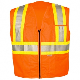 OK-1 ANSI Type R Class 2 Solid Orange Surveyors Vest