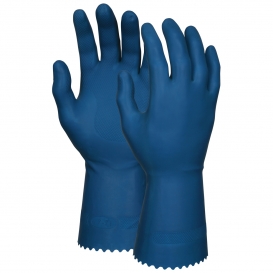Memphis 5070B Unsupported Canners Gloves - 18 mil Latex - Industry Standard