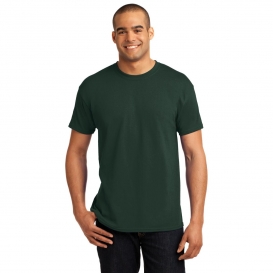 Hanes 5170 EcoSmart 50/50 Cotton/Polyester T-Shirt - Deep Forest
