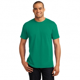 Hanes 5170 EcoSmart 50/50 Cotton/Polyester T-Shirt - Kelly Green