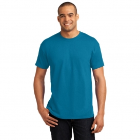 Hanes 5170 EcoSmart 50/50 Cotton/Polyester T-Shirt - Teal