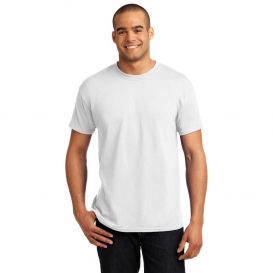 Hanes 5170 EcoSmart 50/50 Cotton/Polyester T-Shirt - White