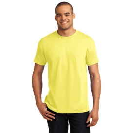 Hanes 5170 EcoSmart 50/50 Cotton/Polyester T-Shirt - Yellow